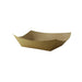 Vaschetta a barchetta in cartone kraft marrone antigrasso con PE - 800 ml - 21,5 cm x 16 cm x 5,2 cm - 500 unità