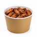 Bucket gigante in cartone kraft - 2700 ml - Ø 18,5 cm - H 14,5 cm - 216 unità