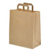 Shopper in carta kraft marrone riciclata - 32 cm x 17 cm x 34 cm - 250 unità