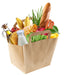 Shopper in carta kraft marrone - 17,5 cm x 9 cm x 21,5 cm - 500 unità