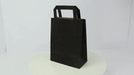 Shopper in carta kraft nera - 17,5 cm x 9 cm x 23 cm - 500 unità