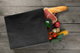 Shopper in carta kraft nera - 17,5 cm x 9 cm x 23 cm - 500 unità