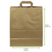 Shopper a doppia parete in carta kraft marrone - 32 cm x 17 cm x 38 cm - 250 unità - dimensions