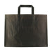 Shopper in carta kraft nera - 32 cm x 22 cm x 24 cm - 250 unità