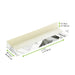 Supporto per hot dog in cartone con stampa Giornale - 18 cm x 4 cm x 1,9 cm - 1000 unità - dimensions