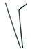Cannuccia pieghevole in plastica PP nera - Ø 0,5 cm - H 24 cm - 10000 unità