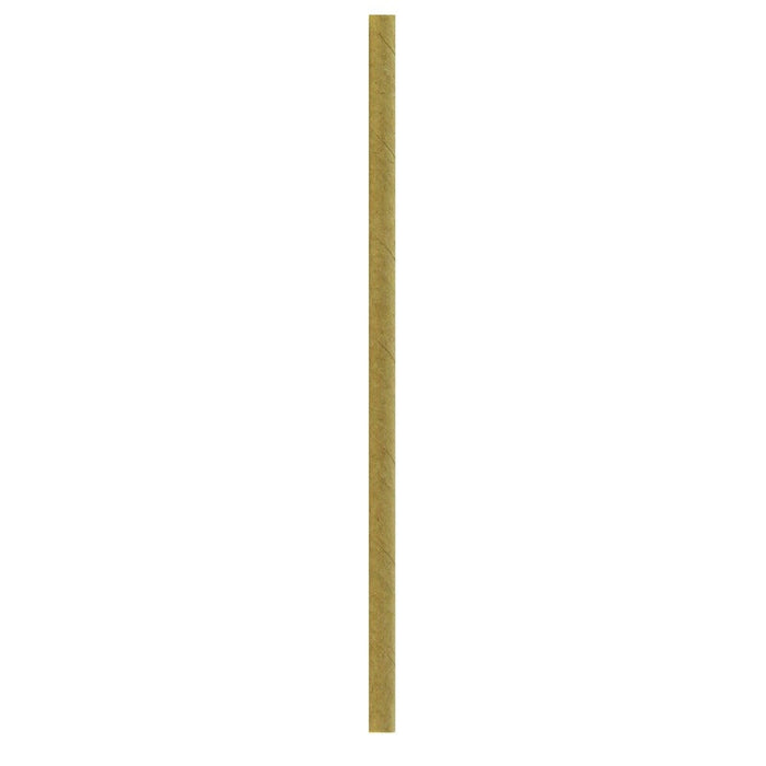 Cannuccia da cocktail in carta kraft - Ø 0,6 cm - H 14,5 cm - 3000 unità