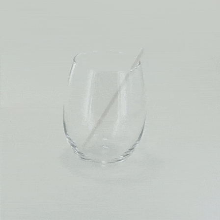 Cannuccia da cocktail in carta bianca - Ø 0,6 cm - H 14,5 cm - 3000 unità