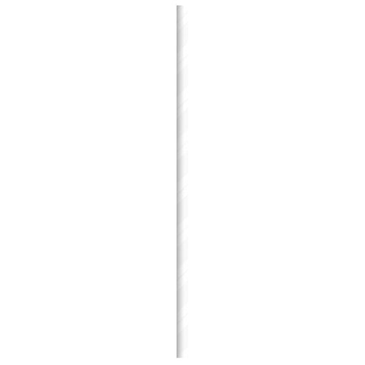Cannuccia da cocktail in carta bianca - Ø 0,6 cm - H 14,5 cm - 3000 unità