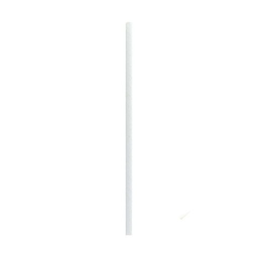 Cannuccia in carta bianca imbustata singolarmente - Ø 0,6 cm - H 19,7 cm - 3000 unità