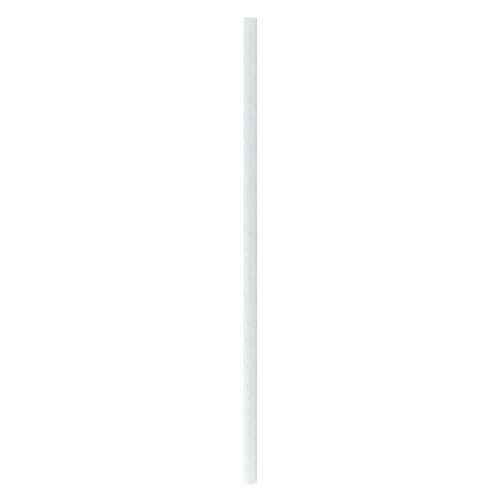 Cannuccia in carta bianca - Ø 0,6 cm - H 19,7 cm - 3000 unità