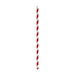 Cannuccia per smoothie in carta rossa/bianca - Ø 0,8 cm - H 19,7 cm - 3000 unità