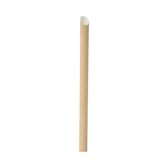 Cannuccia a punta in kraft per Bubble tea - Ø 1,2 cm - H 20 cm - 3000 unità