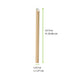Cannuccia a punta in kraft per Bubble tea - Ø 1,2 cm - H 20 cm - 3000 unità - dimensions
