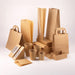 Scatola per crêpe rettangolare in cartone kraft - 10 cm x 4,5 cm x 16 cm - 600 unità