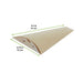 Scatola per crêpe triangolare in cartone kraft - 12 cm x 16 cm - 600 unità - dimensions
