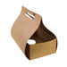 Portabicchieri in kraft + porta cannucce - 2 scomparti - 25,4 cm x 15,2 cm x 22,8 cm - 200 unità
