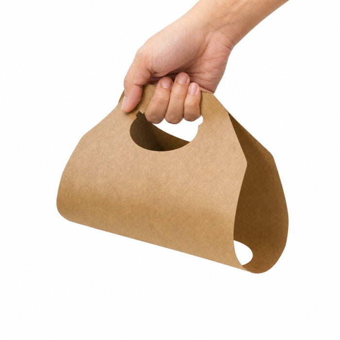 Portabicchieri in kraft - 2 scomparti - 38,5 cm x 22,2 cm - 400 unità
