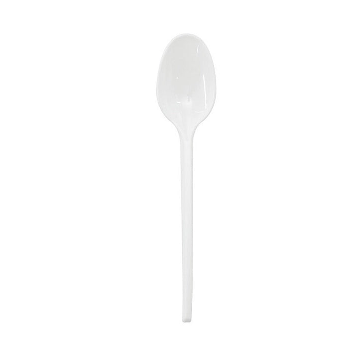 Cucchiaio in plastica PS bianca - 16,5 cm - 2000 unità