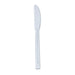 Coltello in plastica PS trasparente «Firstclass» - 19,2 cm - 500 unità