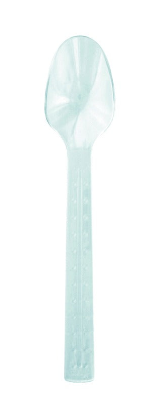 Cucchiaino in plastica PS trasparente «Firstclass» - 15,5 cm - 500 unità