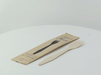 Forchetta in legno "Hercule" con imballo in carta kraft - 18,5 cm - 500 unità