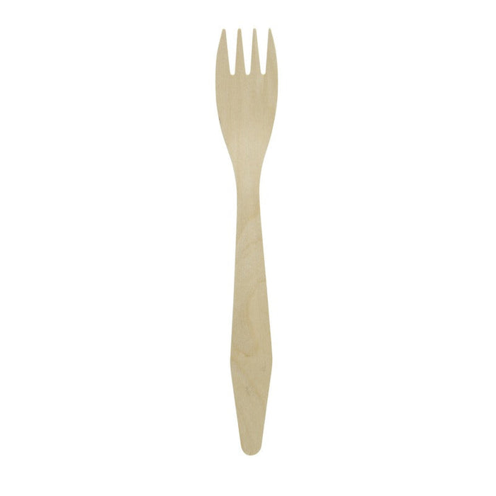 Forchetta in legno "Hercule" - 18,5 cm - 1000 unità