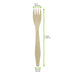 Forchetta in legno "Hercule" - 18,5 cm - 1000 unità - dimensions