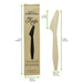 Coltello in legno "Hercule" imbustato singolarmente - 18,5 cm - 500 unità - dimensions