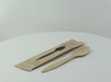 Cucchiaio in legno "Hercule" con imballo in carta kraft - 18,5 cm - 500 unità