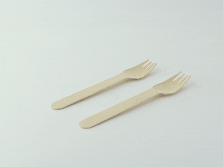 Forchetta in legno - 15,8 cm - 2000 unità