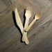Forchetta in legno - 15,8 cm - 2000 unità