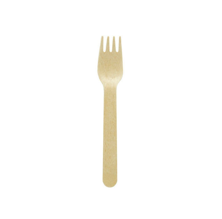 Forchetta in legno - 15,8 cm - 2000 unità