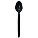 Cucchiaino da caffè in plastica PS nera - 11,4 cm - 2000 unità