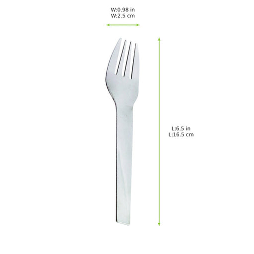Forchetta in acciaio inox - 16,5 cm - 240 unità