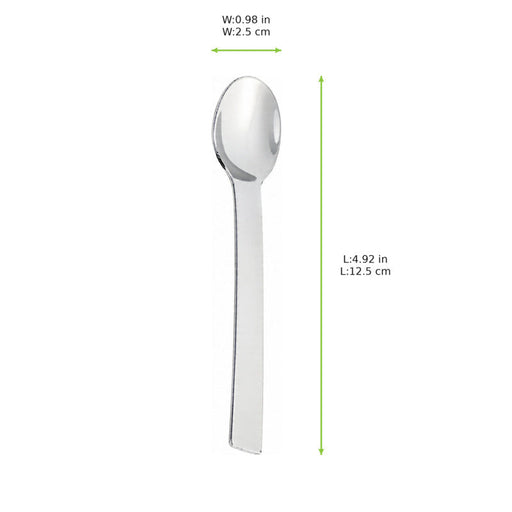 Cucchiaino in acciaio inox - 12,5 cm - 240 unità