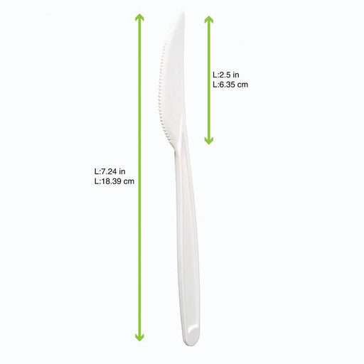 Coltello in PSM e PP - 18,4 cm - 1000 unità - dimensions