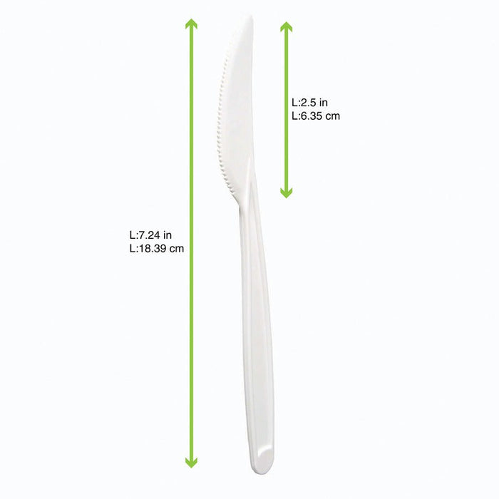 Coltello in PSM e PP - 18,4 cm - 1000 unità - dimensions