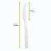 Coltello in PSM e PP - 18,4 cm - 1000 unità - dimensions