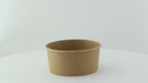 Contenitore "Deli" rotondo in cartone kraft - 360 ml - Ø 11,4 cm - H 5,2 cm - 500 unità