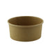 Contenitore "Deli" rotondo in cartone kraft - 360 ml - Ø 11,4 cm - H 5,2 cm - 500 unità