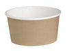 Contenitore "Deli" rotondo in cartone kraft - 600 ml - Ø 11,5 cm - H 8,7 cm - 500 unità