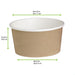 Contenitore "Deli" rotondo in cartone kraft - 600 ml - Ø 11,5 cm - H 8,7 cm - 500 unità - dimensions