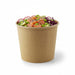 Contenitore "Deli" rotondo in cartone kraft - 700 ml - Ø 11,4 cm - H 9,8 cm - 500 unità