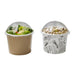 Contenitore "Deli" rotondo in cartone con decoro Giornale - 650 ml - Ø 11,4 cm - H 9,9 cm - 500 unità