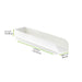 Supporto per hot dog in cartone bianco - 25 cm x 5,5 cm x 3,5 cm - 1000 unità - dimensions