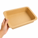 Vaschetta termosigillabile gastronorm 1/2 in cartone marrone con film CPET - 3160 ml - 32,5 cm x 26,5 cm x 4,8 cm - 200 unità