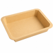 Vaschetta termosigillabile gastronorm 1/2 in cartone marrone con film CPET - 3160 ml - 32,5 cm x 26,5 cm x 4,8 cm - 200 unità