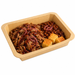Vaschetta termosigillabile gastronorm 1/2 in cartone marrone con film CPET - 3160 ml - 32,5 cm x 26,5 cm x 4,8 cm - 200 unità