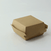 Scatola per hamburger in cartone kraft marrone - 11 cm x 10 cm x 8 cm - 300 unità